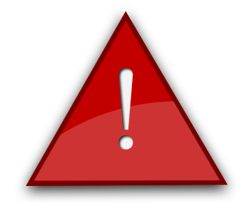 Wykrzyknik w czerwonym trójkącie